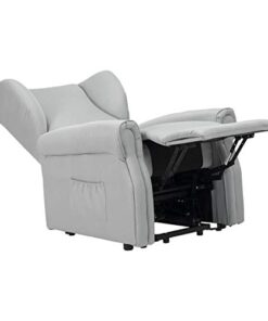 Fauteuil releveur inclinable Sime Diana 2 Moteurs - Dispositif Médical avec 2 Roues, siège à Micro-Ressorts, résistant aux Taches, fauteuil électrique de Relaxation en Gris