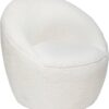 Fauteuil Romi Blanc Bouclette - Atmosphera