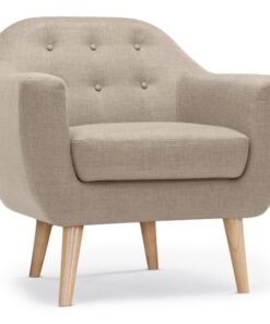 Fauteuil scandinave en tissu - Prix Paris