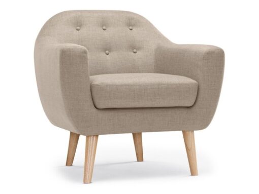 Fauteuil scandinave en tissu - Prix Paris