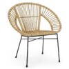 Fauteuils en rotin naturel - lot de 4