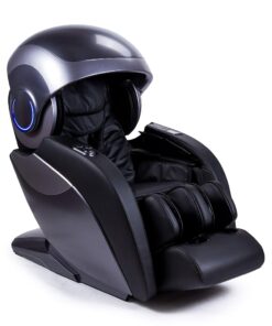 GLOBAL RELAX® | Fauteuil de Massage 5D Kronos Édition Limitée | Noir | Pressothérapie, Aromathérapie, Luminothérapie, Thermothérapie, Son Bluetooth 3D | Effet Gravité Zéro | Espace