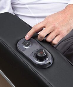 GLOBAL RELAX® | Fauteuil de Massage 5D Kronos Édition Limitée | Noir | Pressothérapie, Aromathérapie, Luminothérapie, Thermothérapie, Son Bluetooth 3D | Effet Gravité Zéro | Espace