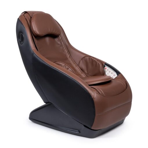 GLOBAL RELAX® | Fauteuil de Massage et de Détente Guru I Brun | 3 Modes de Massage | Thérapie par Pression d'air | Audio Ambiophonique 2D | Connectivité Bluetooth et USB