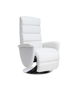 Miliboo Fauteuil Relax Manuel Nelson en Blanc